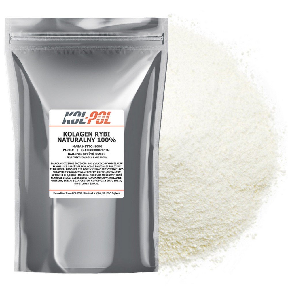 natural collagen 100 fish 500g pure powder high quality kol pol Он также обладает уникальной способностью связывать воду, позволяя коже сохранять надлежащую упругость, эластичность и напряжение.