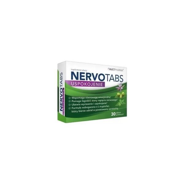 Nervosan sedative tablets are intended for adults who are under stress and want to maintain peace of mind.