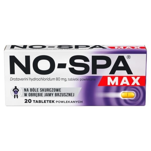 No-Shpa Max is a diastolic drug that relieves pain associated with contractions of the abdominal organs, gastrointestinal tract (stomach and intestines), urinary and biliary tracts, and in women, the reproductive tract.