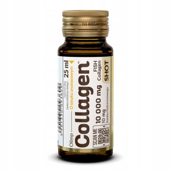 Take care of elastic, moisturized, healthy skin, hair and nails with Olimp Labs collagen product! Here is Olimp Collagen™ Shot in an ecological glass ampoule.