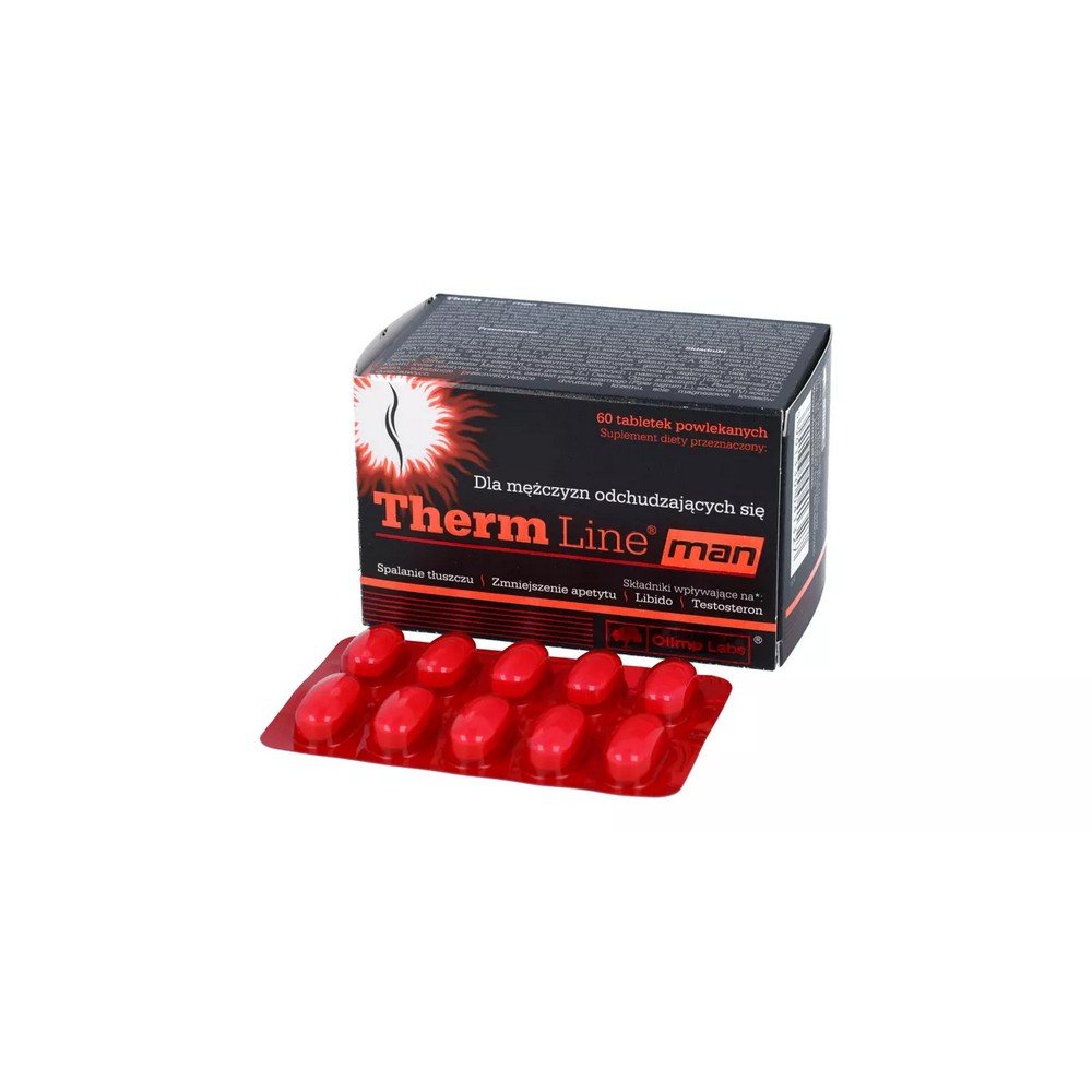 olimp therm line man dragees 60 stk Therm Line man – это пищевая добавка с ингредиентами, которые помогают поддерживать здоровую массу тела и поддерживают мужское либидо.