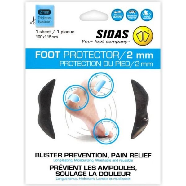 Silitene™  protection of the Achilles tendon and heel against unpleasant friction.