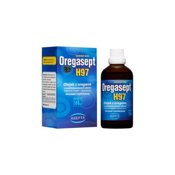 Oregonasept H97 is a dietary supplement with oregano oil (Origanum vulgare – subsp. Hirtum), which is rich in phenolic and polyphenolic compounds, flavonoids, phytosterols, vitamins and minerals.