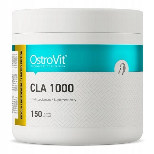 OstroVit CLA 1000 mg is a high-quality dietary supplement that is a source of conjugated linoleic acid.