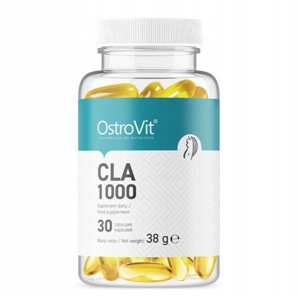OstroVit CLA 1000 is a food supplement of the highest quality containing conjugated linoleic acid CLA. CLA acid has a very positive effect on the human body, supports muscle growth and helps burn unnecessary fat tissue.