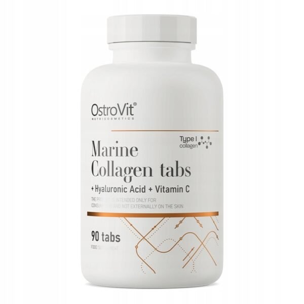 It is a comprehensive nutritional supplement containing three valuable ingredients such as marine collagen type I, hyaluronic acid and vitamin C.