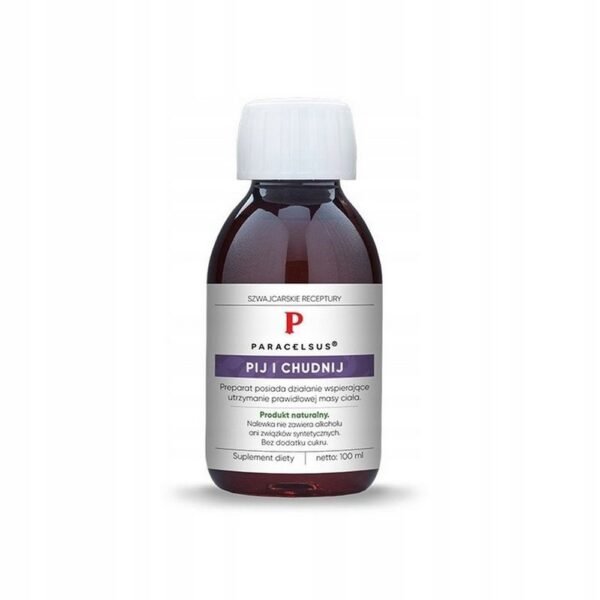 Drink Paracelsus and lose weight - a dietary supplement with plant extracts.