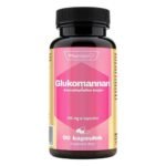 Farmovit Glucomannan is a dietary supplement containing the root and stem of Weirdle, a source of glucomannan.