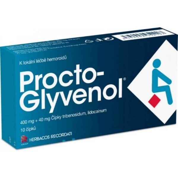 Over-the-counter medicinal product - for local treatment of external and internal hemorrhoids