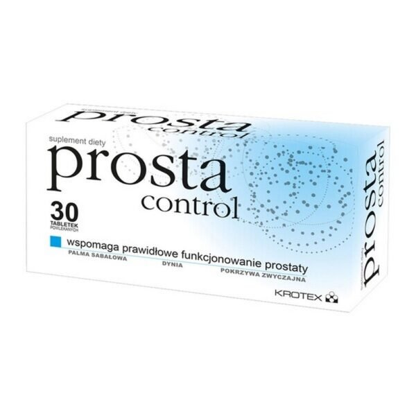 Prosta Control is a dietary supplement containing plant extracts that promote the proper functioning of the genitourinary system and prostate.