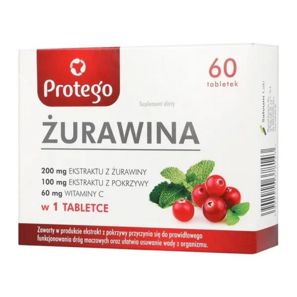 Protego Cranberry is a dietary supplement for adults.