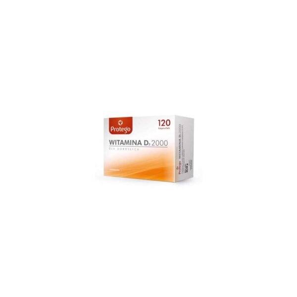Protego Vitamin D 2000 is a dietary supplement containing vitamin D dissolved in sunflower oil.