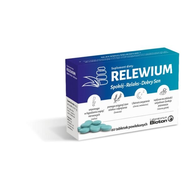 Relevium is a dietary supplement with plant extracts, enriched with magnesium and B vitamins, for people exposed to increased nervous tension and stress.