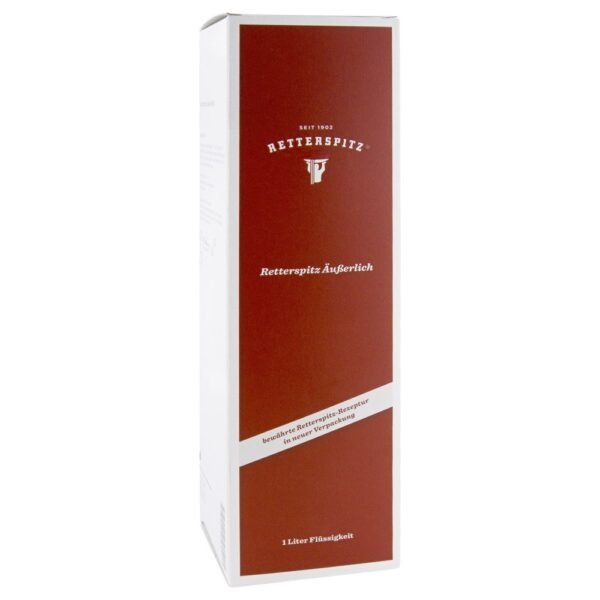 Retterspitz water has proven to be helpful for the external treatment of inflammation, infections