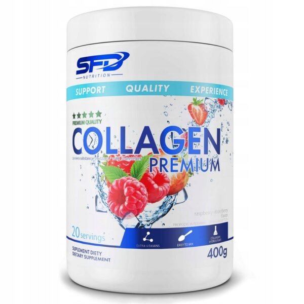 COLLAGEN PREMIUM is a dietary supplement containing, among other things: hydrolyzed collagen, Boswellia serrata frankincense extract, vitamins and minerals.