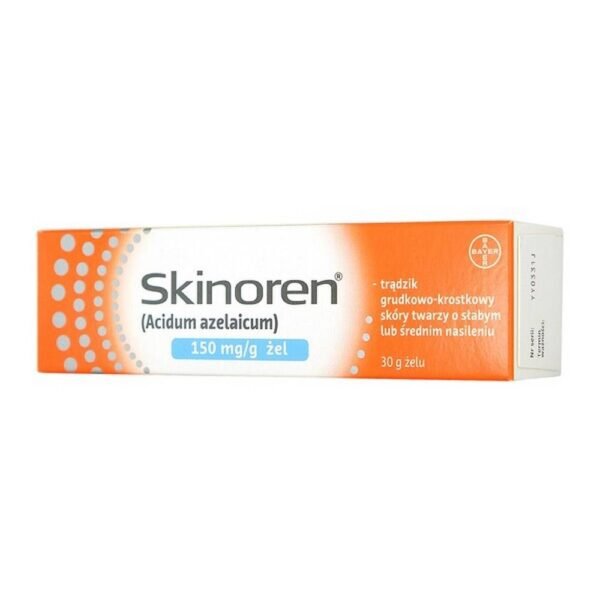 Skinoren Rosacea is a drug in the form of a gel against acne.