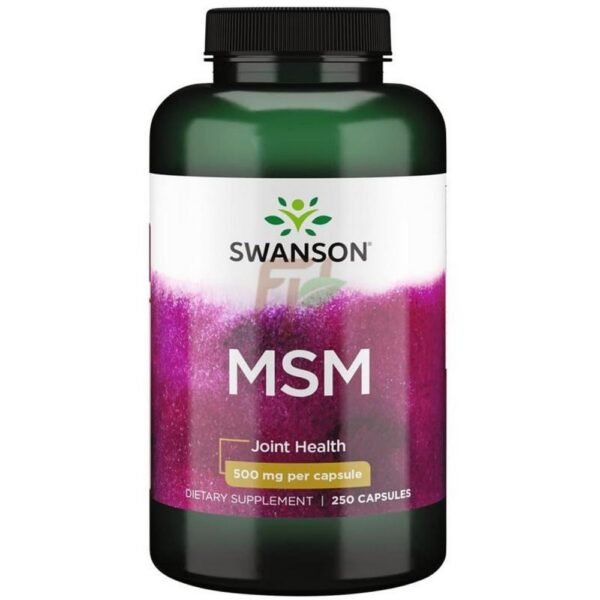 MSM is a dietary supplement containing an organic form of sulfur, namely methylsulfonylmethane.