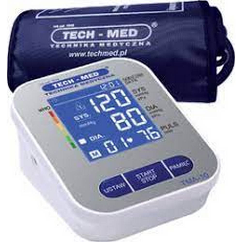 tma 10 upper arm blood pressure monitor The TMA-10 TECH-MED blood pressure monitor is a modern, fully automatic, digital device with advanced technology. Pressing the button while the cuff is on causes the device to measure blood pressure and pulse rate and display the results on the digital display.