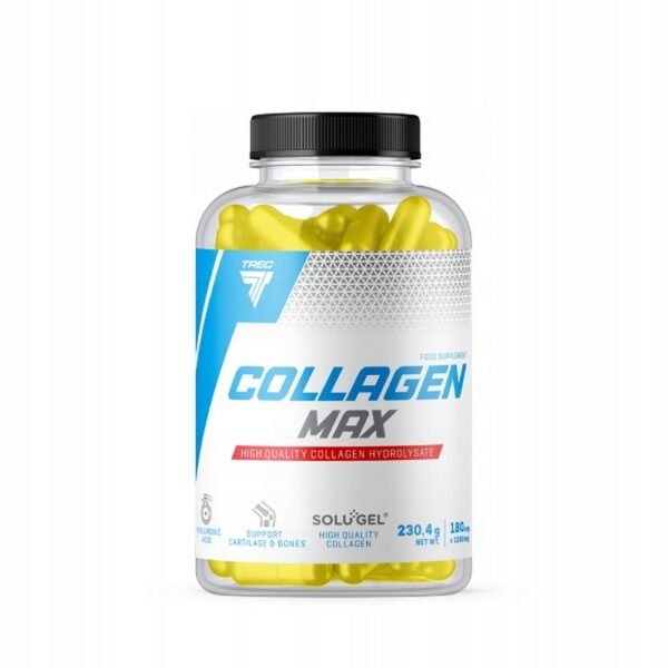 Collagen hydrolyzate with hyaluronic acid and vitamin C.