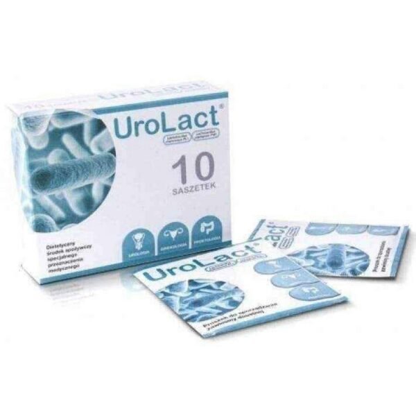 UroLact is a dietary supplement containing a composition of two live strains of probiotic bacteria.
