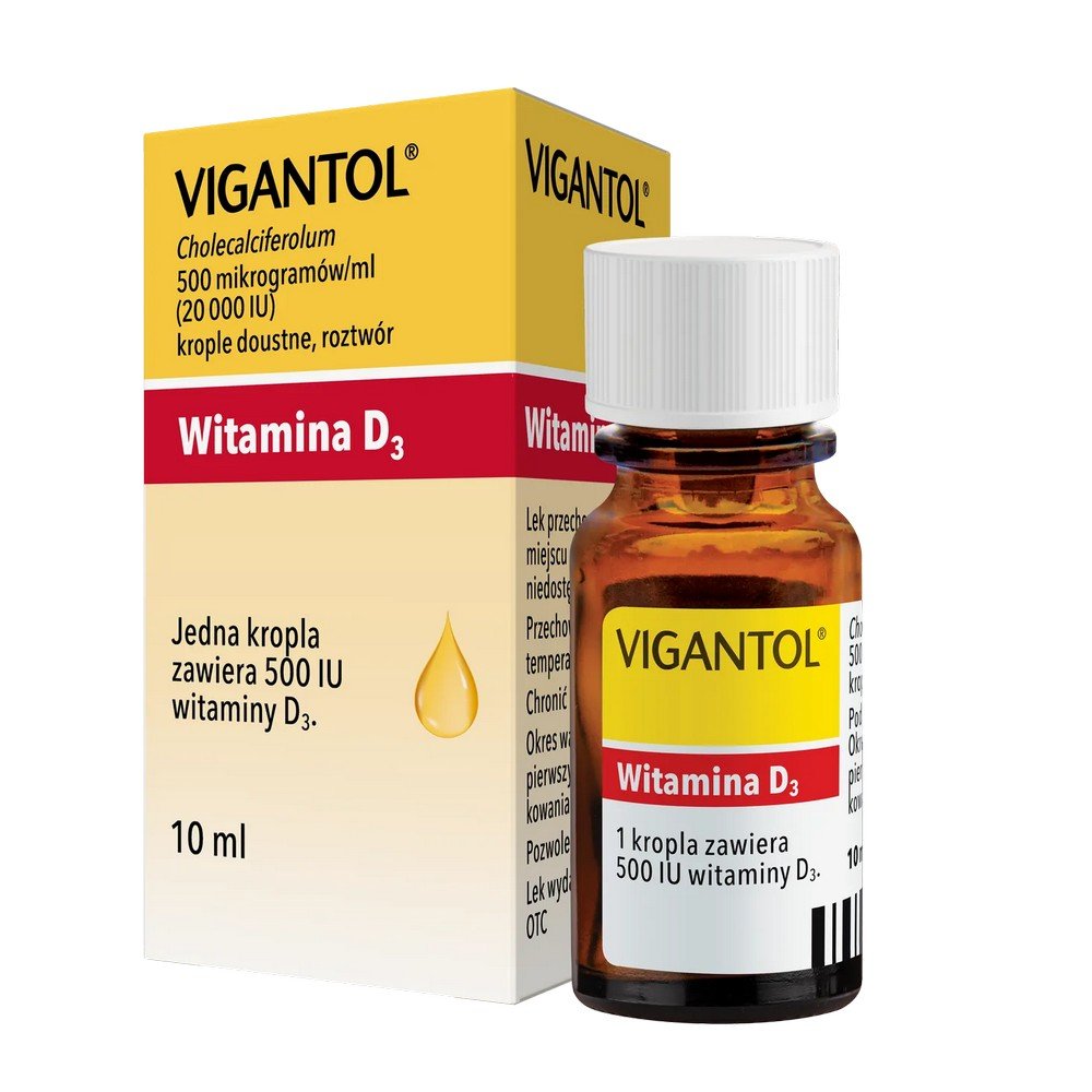 vigantol 20 000iu krople doustne 10mlvigantol 20000iu oral drops 10mlvigantol Vitamin D3 has multidirectional effects , including: regulates calcium and phosphate metabolism, increases the absorption of calcium and phosphates in the intestines, affects the bone mineralization process and is necessary for the proper functioning of muscles and the immune system.