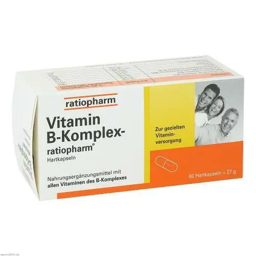 VITAMIN B-COMPLEX – RATIOPHARM, 60 PCS
