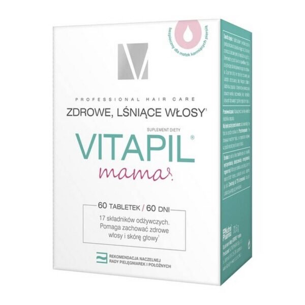Vitapil mama – это пищевая добавка с ингредиентами, которые поддерживают здоровье и блеск волос.