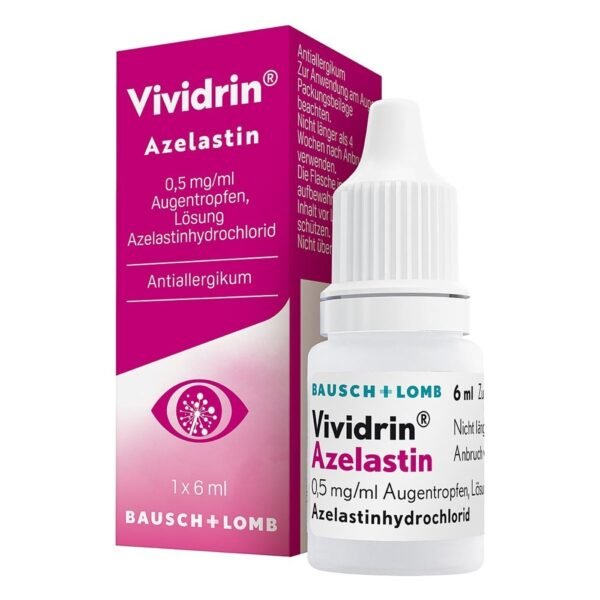 Relieves symptoms such as burning, itching or watery eyes