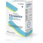 Contains lyophilisate of 8 strains of live cultures of probiotic bacteria - De Simone Formulation .