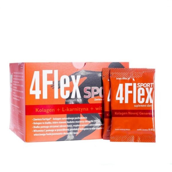 4Flex Sport dietary supplement is intended for active people who play sports and lead a healthy lifestyle.