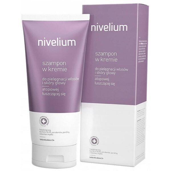 Nivelium cream-shampoo is a specialized dermatological preparation intended for washing and caring for hair and scalp with symptoms of atopic dermatitis and psoriasis.