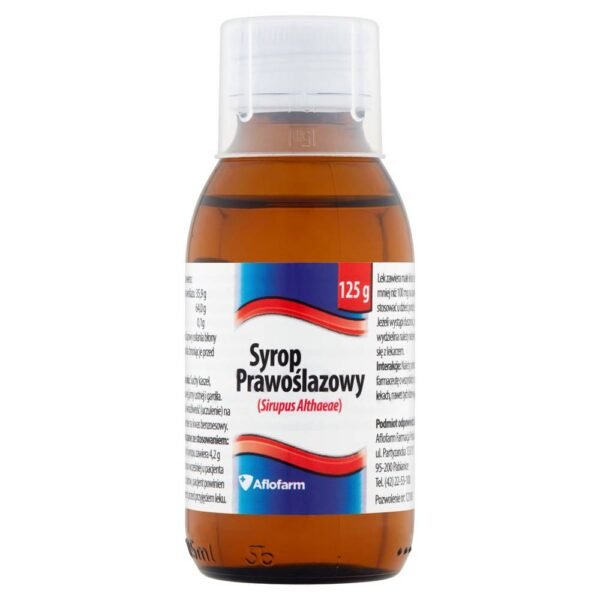 Sirupus Althaeae is a medicine intended for use in dry cough and irritation of the mucous membrane of the mouth and throat.