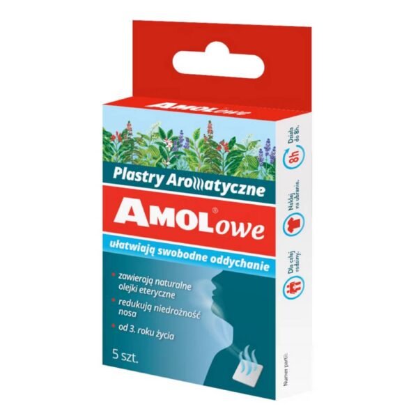 Amol aromatic patches support free breathing.