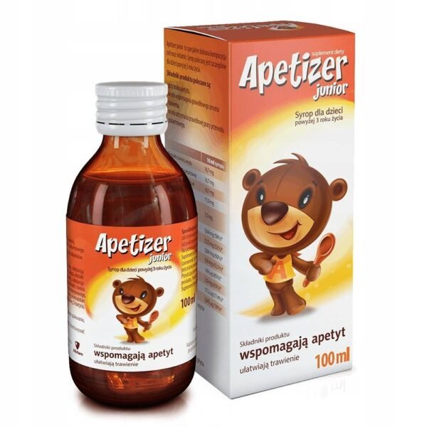 Apetizer is a dietary supplement in the form of syrup for children over 3 years of age that supports proper digestion and proper functioning of the digestive tract.