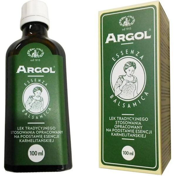 Argol Essenza Balsamica is recommended for use as an adjunct with anti-inflammatory, analgesic and antiseptic properties for acute and chronic diseases of the upper respiratory tract, throat, larynx, paranasal sinuses and oral mucosa.