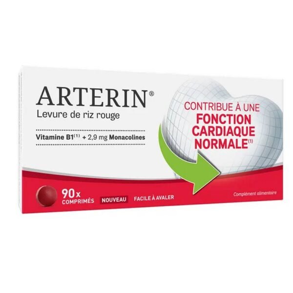 An effective dietary supplement containing vitamin B1 and monacolin K from red fermented rice extract that helps support normal heart function.