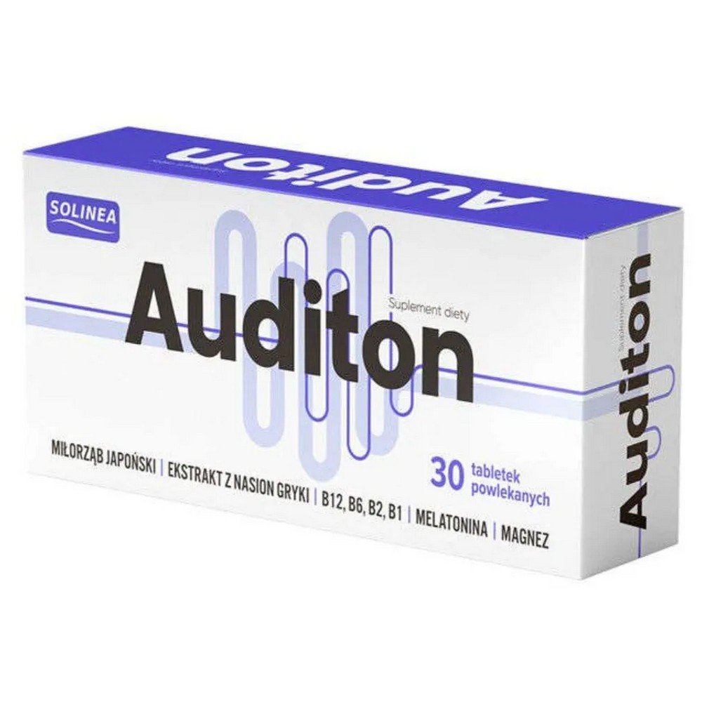 auditon 30 tabl Auton is a dietary supplement recommended for anyone suffering from the troublesome problem of tinnitus and those who want to maintain good hearing.
