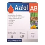 Azéol AB Pileje capsules are a food supplement recommended to fight against bacterial infections by boosting the body's immune defenses .