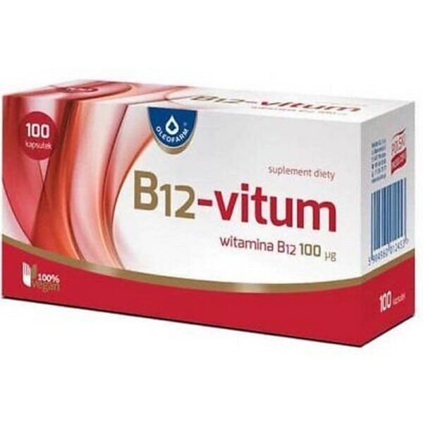 B12 – Vitum   – dietary supplement to supplement the diet with vitamin B12. The product is intended for adults.
