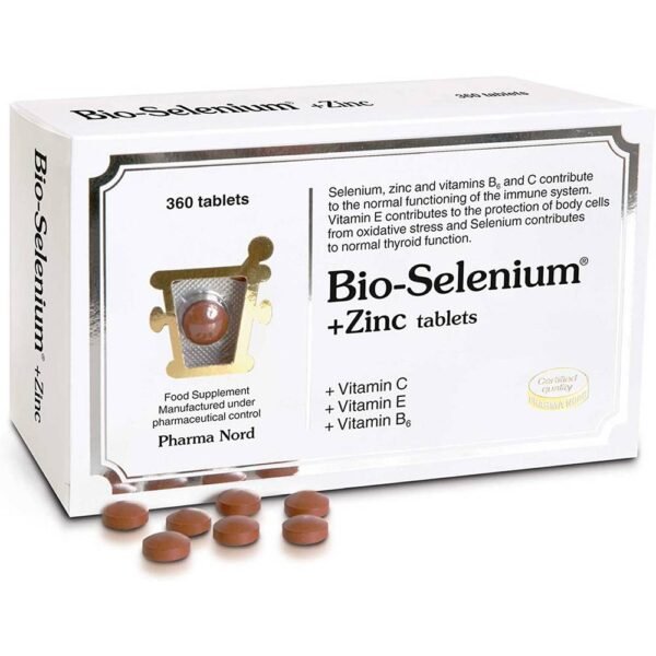 Bio-selenium + zinc   – food supplement whose components support the immune system, protect against oxidative stress and support the function of bones, cartilage, skin and vision. Product for adults.