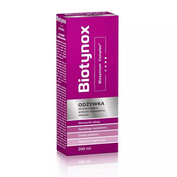 Biotynox contains 22 selected active ingredients that prevent hair loss, strengthen and improve the overall condition of hair.