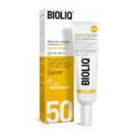 BIOLIQ SPF50 mineral protective emulsion provides high protection against UVA, UVB, blue light (HEV) and infrared light (IR).
