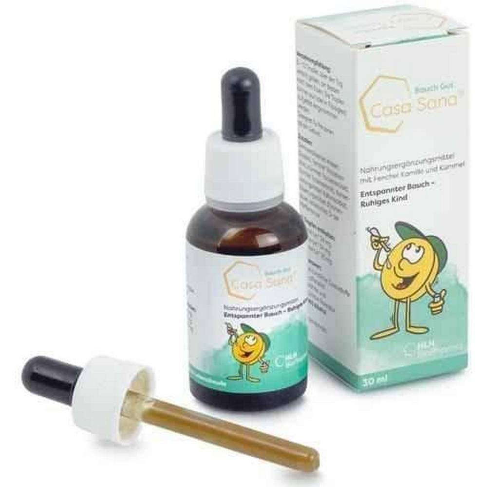 casa sana bauch gut oral drops 30 ml Dietary supplement with fennel, chamomile and caraway seeds