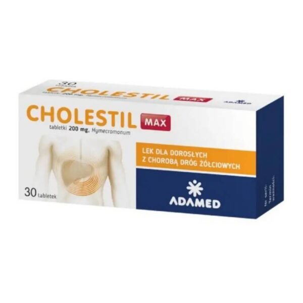 Cholestil MAX es un fármaco que reduce el estancamiento de la bilis en los conductos biliares y previene la formación de depósitos de colesterol y cálculos biliares.