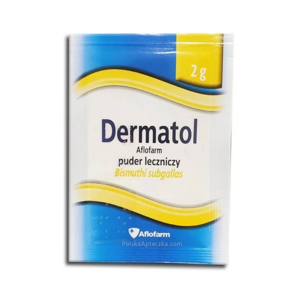 Dermatol Aflofarm is a medicinal product with drying and astringent properties, intended for use as a disinfectant for skin inflammation, weeping wounds and ulcers.