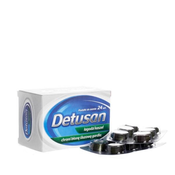 Detusan protects the mucous membrane of the throat and relieves dry mouth, helps restore the balance of the mucous membrane of the throat, soothing cough.