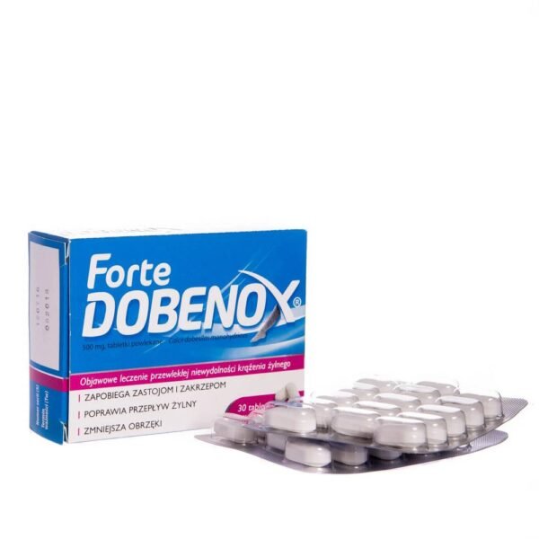 Dobenox Forte is a drug that protects blood vessels and improves venous circulation.