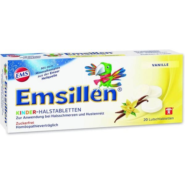 Lozenges for use in the throat and pharynx for sore throat and coughing.