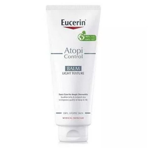 Body emulsion for daily use with shea butter for atopic skin care. Soothes itchy skin and strengthens the skin barrier