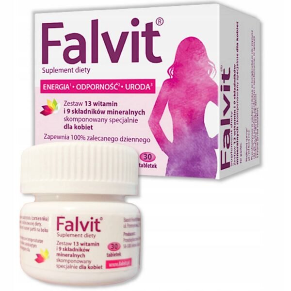 Falvit is a dietary supplement containing a complex of minerals and vitamins that support the functioning of the body.